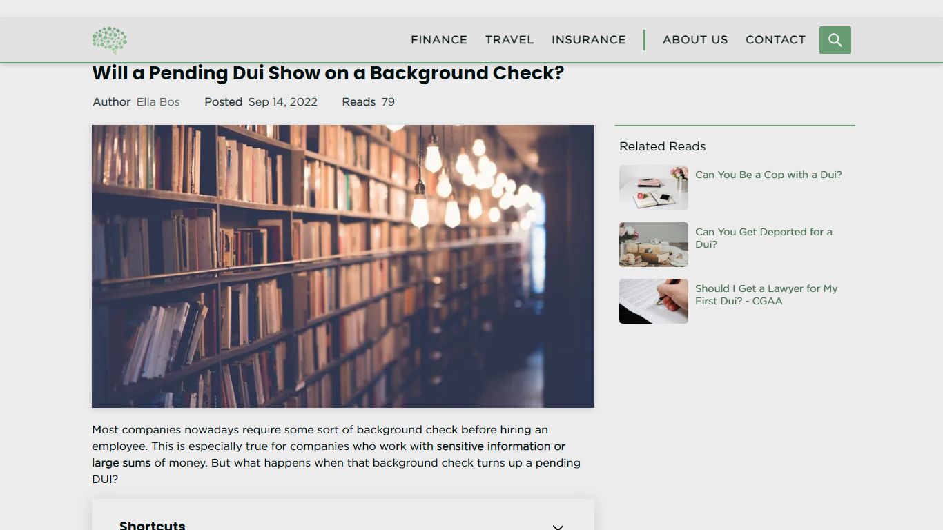 Will a Pending Dui Show on a Background Check? - CGAA